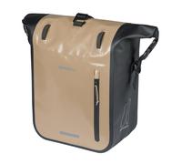Borsa posteriore laterale per bici Basil Rivo waterproof 12-15L sabbia - nera, f