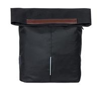 Borsa posteriore laterale per bici, borsa a tracolla Basil City Shopper nera, de