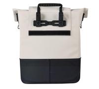 Borsa posteriore laterale per bici, borsa a tracolla Basil Cove Shopper bianca e