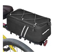 Borsa posteriore per bicicletta - Baule da trasporto per reggisella | Borsa da trasporto impermeabile 8 litri, banda di visibilità, regolazione leggera al telaio, comodo spazio di archiviazione