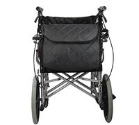 Borsa posteriore per sedia a rotelle, borsa impermeabile per sedia a rotelle, borsa messenger da appendere, borsa messenger per uomini, donne, handicap, anziani, accessori per sedia a rotelle (nero)