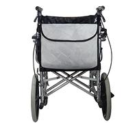 Borsa posteriore per sedia a rotelle, impermeabile per sedia a rotelle, zaino da appendere sul retro, borsa a tracolla per uomini, donne, handicap, accessori per sedie a rotelle per anziani (grigio)