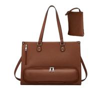 Borsa pranzo da donna - Borsa da lavoro multitasche da donna, brsa in PU di grande capacità per smartphone, tablet, cibo, bevande, ufficio, università, viaggio d'affari, viaggio su strada, campeggio