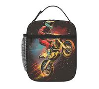 Borsa Pranzo Dirt Bike Anti-Perdite Borsa da Pranzo Isolata a Prova di Perdite Borsetta Termica per Ufficio Donna Campeggio