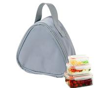 Borsa Pranzo Isotermica - 14x14cm Piccola Lunch Box Termica | Cotone Perlato Impermeabile, Spesso, Leggero, Riutilizzabile, Borsa A Mano Compatta Per Lavoro, Scuola, Picnic, Viaggi, Ufficio, Adulti, B