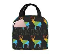 Borsa Pranzo Oh Deer Im Queer Funny Gay Pride Borsa Frigo Pranzo Uomini Ragazze Borse Da Picnic, Per Scuola, Bambini, Adulti
