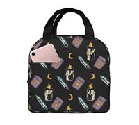 Borsa Pranzo Tarot Cards Vintage Halloween Borsa Da Spiaggia A Prova Di Perdite Resistente All'Acqua Donna Borse Frigo, Per Shopping, Viaggi, All'Aperto Picnic, 20x22cm