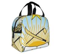 Borsa Pranzo Termica Per Kids Boys Girls Retro Angola Emblema Nazionale Reusable Thermal Women Men Lunch Bags Box A Prova Di Perdite Cooler Bag Per School Work Office Camping