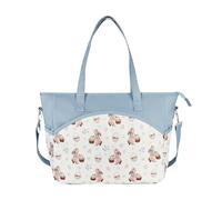 Borsa premaman a tenuta stagna multifunzione con stampa attraente Borsa a scomparti multipli per l'organizzazione di forniture per bambini Borsa per pannolini di grande capacità