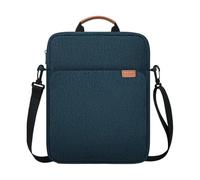 Borsa professionale ed efficiente per tablet per riunioni di lavoro e conferenze borse a tracolla per laptop da 11-13 pollici, Blu