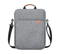 Borsa professionale ed efficiente per tablet per riunioni di lavoro e conferenze borse a tracolla per laptop da 11-13 pollici, Grigio