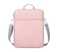 Borsa professionale ed efficiente per tablet per riunioni di lavoro e conferenze borse a tracolla per laptop da 11-13 pollici, rosa