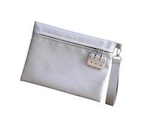 Borsa professionale per documenti ignifughi con ampio scomparto per organizzare carta legale contanti oggetti di valore in fibra di vetro Texture a prova di fuoco borsa per documenti