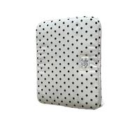 Borsa professionale per laptop pendolari con motivo a pois spallacci regolabili maniglia ispessita comodi zaini per laptop pendolari, bianco, 11-inch