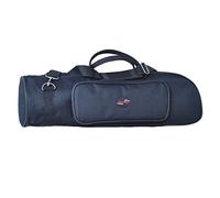Borsa professionale per tromba 600D in tessuto Oxford resistente all'acqua, morbida custodia in cotone espanso, imbottita con tracolla regolabile, 4 colori nero