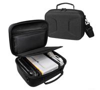 Borsa Protettiva per Kodak Plus con Tracolla Rimovibile - Custodia Morbida Interna in Velluto per Stampante Foto e Accessori Viaggio 25x17.5x13cm(Black)