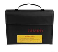 Borsa protettiva termicamente stabile per celle ai polimeri di ioni di litio utilizzate in dispositivi e strumenti portatili (215 x 165 x 145 mm)