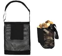 Borsa raccolta frutta, cestino in rete con tracolla regolabile, borsa pieghevole portatile per raccolta stoccaggio giardino
