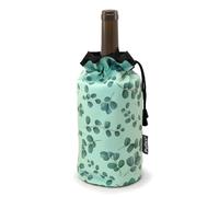 Borsa Refrigerante Bottiglie Vino Foglie Verde 18x26,5 cm - Pulltex - Champagne