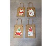 Borsa Regalo 3D Mini 11x6x16 Cm Assortita 24 Pezzi Sacchetti Regalo Natale