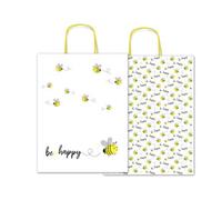 Borsa regalo bee happy - formato 36x46x12 cm