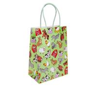 Borsa regalo con animali da fattoria - 16 x 22 x 9 cm