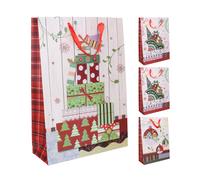 Borsa regalo di carta L 31 × 44 × 12 cm Natale
