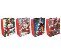 Borsa regalo L 32 × 41,5 × 12 cm Natale