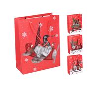 Borsa regalo natalizia grande 30 × 42 × 12 cm