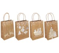 Borsa regalo natalizia L 25 × 33 × 12 cm