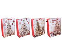 Borsa regalo natalizia L 31 × 40 × 12 cm