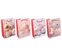 Borsa regalo Natalizia media 26x32x10 cm