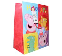 Borsa Regalo Peppa Pig Con Etichetta 33cm X 25.5cm