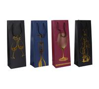 Borsa Regalo per Bottiglie M con Design Annuale