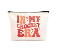 Borsa regalo per donne e ragazze, all'uncinetto, regalo di compleanno per migliore amica, amicizia, regalo per figlia, sorella nella mia era all'uncinetto, borsa per viaggi, regali all'uncinetto