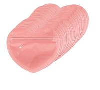 Borsa Regalo per Gioielli 100 pezzi di sacchetti for gioielli con cerniera a forma cuore, richiudibili, for , perline, caramelle, confezioni regalo for piccole imprese