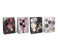 Borsa regalo S 18 × 24 × 8,5 cm - motivi natalizi