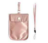 Borsa Reggiseno 1 Pezzo, Borsa Reggiseno in Puro Cotone da Donna, Portamonete, portacarte Ultrasottile e Morbido da Donna, Portafoglio Reggiseno antifurto con Fascia Elastica Regolabile.