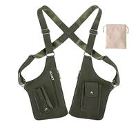 Borsa regolabile in pelle di alta qualità, 2025 nuovo portafoglio nascosto sotto le ascelle con doppia tasca, accessorio da viaggio per uomini e donne, viaggi quotidiani campeggio, a07, Premium