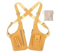 Borsa regolabile in pelle di alta qualità, 2025 nuovo portafoglio nascosto sotto le ascelle con doppia tasca, accessorio da viaggio per uomini e donne, viaggi quotidiani campeggio, a05, Premium