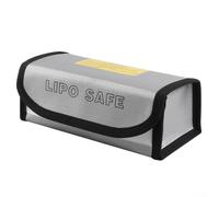 Borsa resistente al fuoco per batteria al litio per eBike Dimensioni 185 * 75 * 60mm (argento)