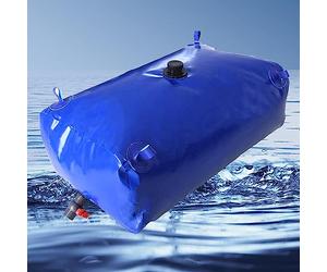Borsa resistente per la conservazione dell'acqua - serbatoi durevoli per lotta antincendio e uso agricolo (2 x 2 x 1 m/4000L/1056Gallon)