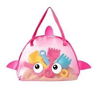 Borsa Rete da Spiaggia,Grande Capacità per Raccolta Conchiglie - Borsa per Giochi d'Acqua per Viaggio Piscina ,per Ragazzi Bambini Piccoli Prescolari Viaggi Acqua Piscina Asilo