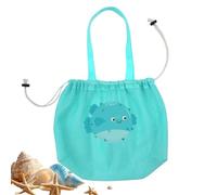 Borsa Rete per Giocattoli da Spiaggia Necessaire per Giocattoli in Sabbia | Portaconchiglie Portatile per Viaggio Vacanze Campeggio Outdoor Piscina Palestra Escursioni