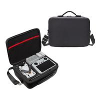 Borsa Rigida Portatile per DJI Mini 3 Pro, Zaino da Viaggio Resistente all'Acqua e agli Urti, Borsa di Trasporto per Drone Foderata con Organizzatore，fondo nero