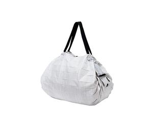Borsa Ripiegabile L 40 Lt Sen Bianco Rigato