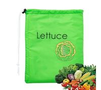 Borsa riutilizzabile per conservare banane, con coulisse, per frutta fresca, in tessuto ecologico e traspirante, per piano di lavoro della cucina e frigorifero, decorazione estetica della cucina, 28 x