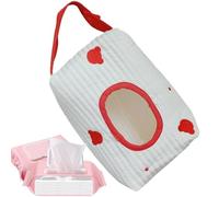 Borsa riutilizzabile per salviettine umidificate, borsa da viaggio per salviettine umidificate per , riutilizzabile, per salviettine umidificate, per pannolini, Colore: rosso, vedi descrizione,