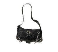 Borsa Rivet Borsa for la spesa da donna Punk gotico stile cool for ragazze rock alla moda Catena con rivetti Y2K for viaggi e vacanze quotidiane