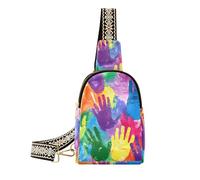 borsa robusta del corpo delle borse a tracolla della mano di colore dell'arcobaleno alla moda per gli uomini per il viaggio